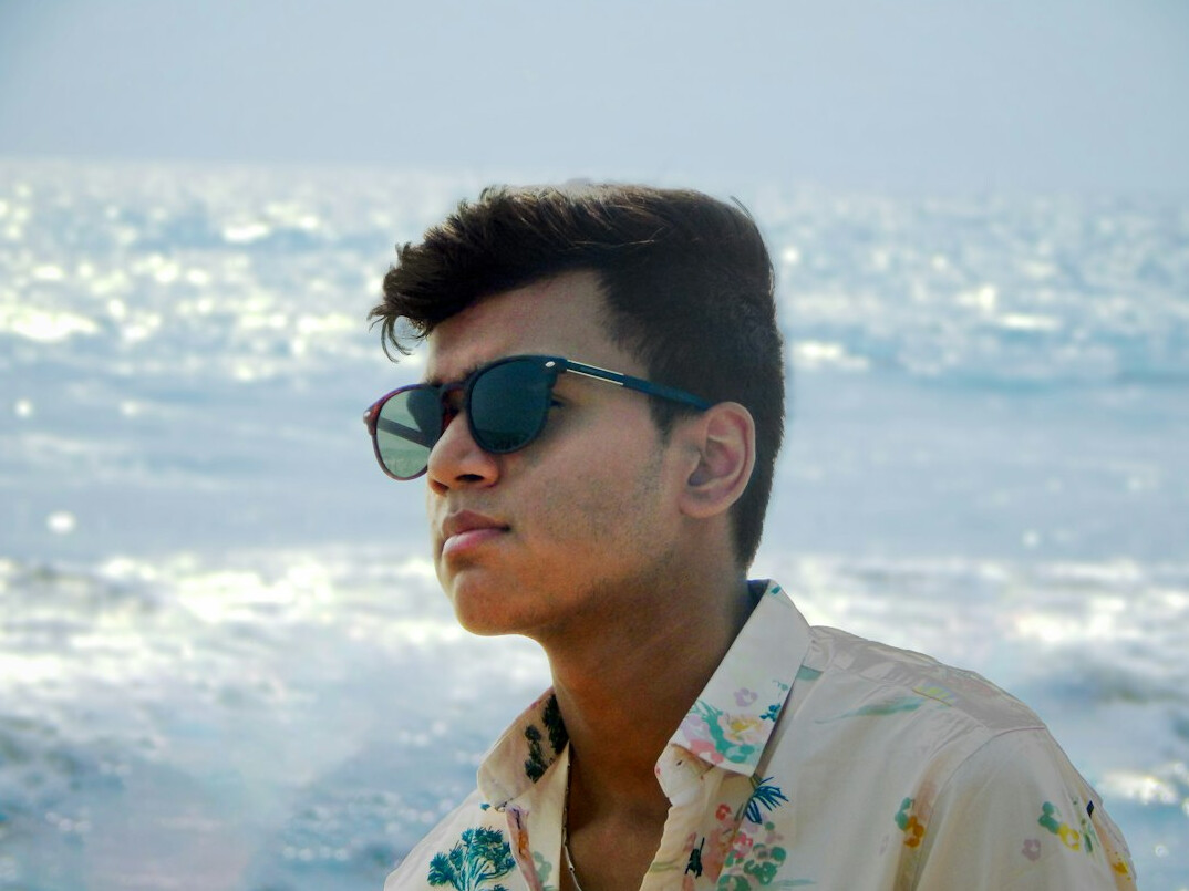 Portrait of a young man in a shirt