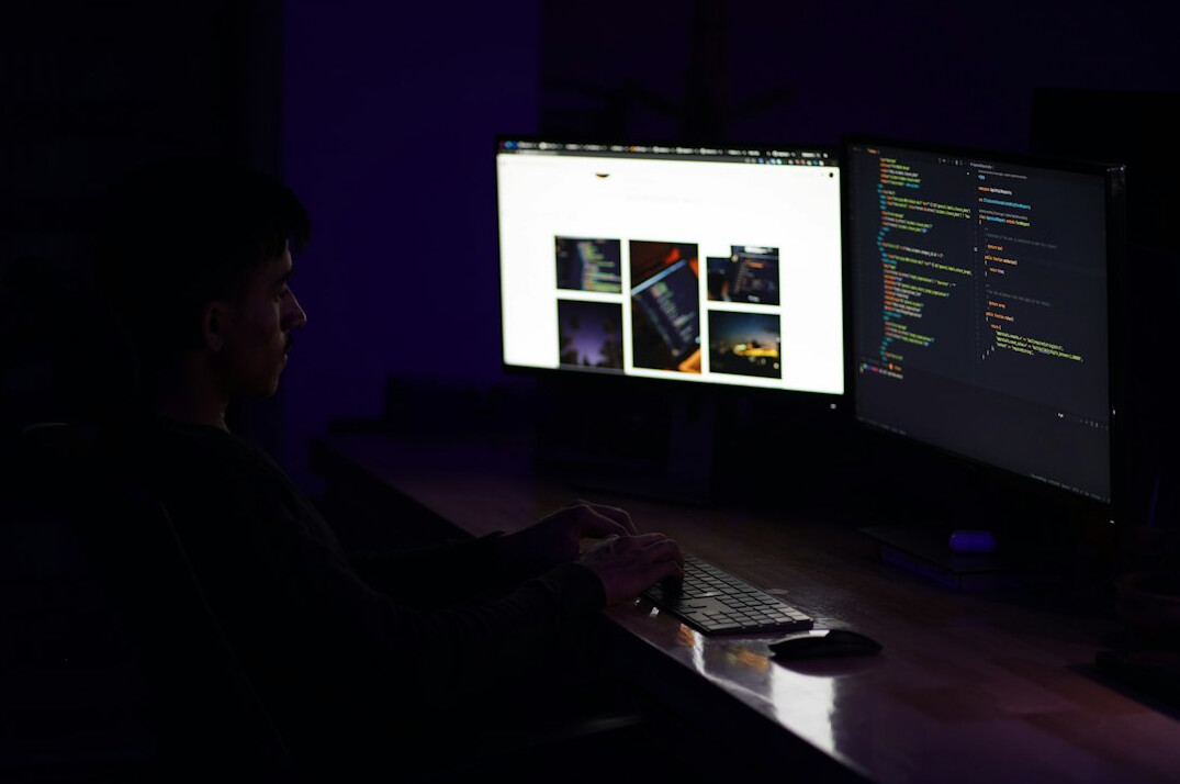 programmer looking at future tech