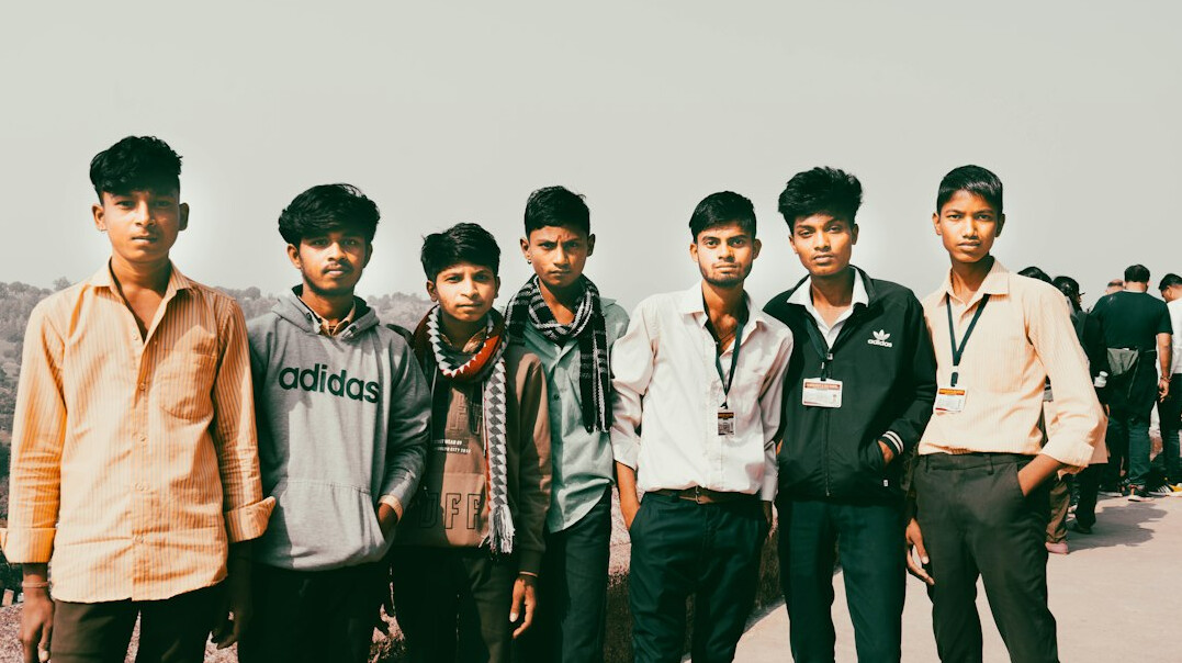 group of it students